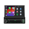 Universeel 1 DIN | Klapscherm 7 inch | Draadloos CarPlay & Android Auto | Autoradio