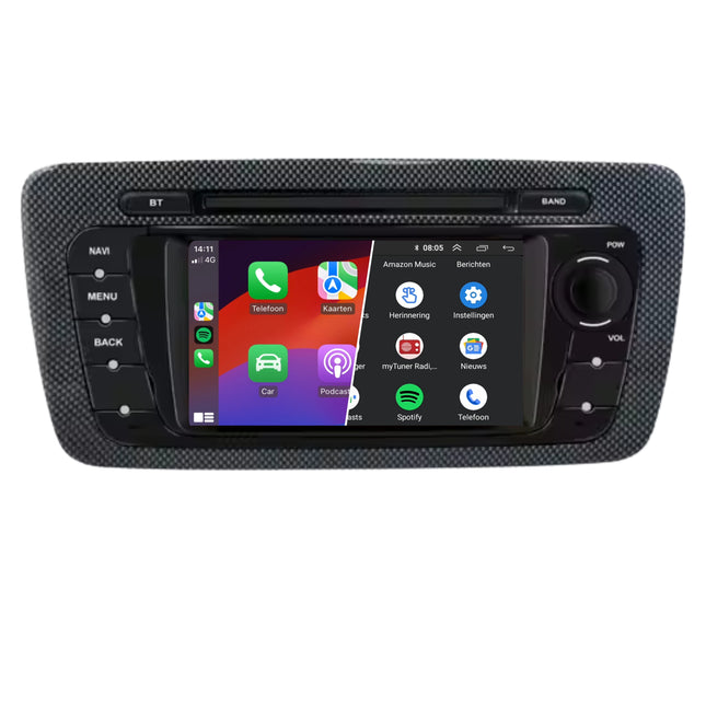 Seat Ibiza Autoradio | 2008 t/m 2014 | Android 13 | Carplay & Android auto