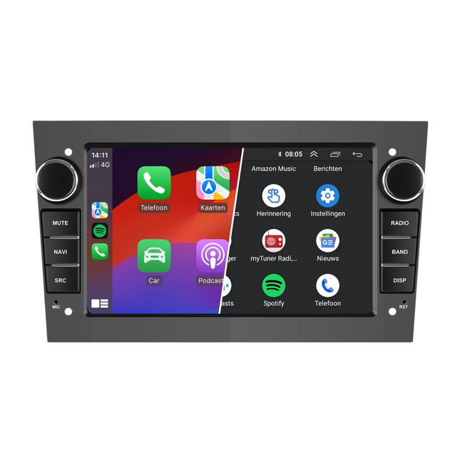 Opel | Autoradio | 2000 t/m 2013 | Android 13 & Carplay