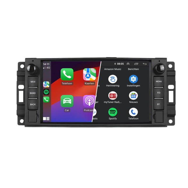 Dodge Ram Journey Durango Caliber | Carplay & Android auto | Android 13 Autoradio Navigatie