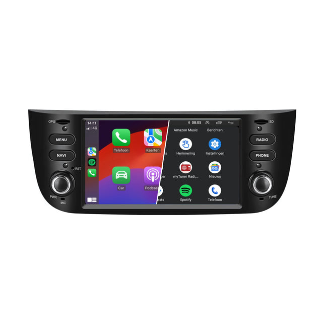 Fiat Punto Linea Autoradio | Carplay | Android 13 | 2+64GB