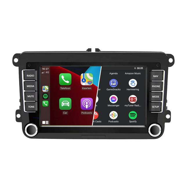 Volkswagen | Autoradio  | 2GB + 32GB | 2003 t/m 2019 | Android 13 & Carplay
