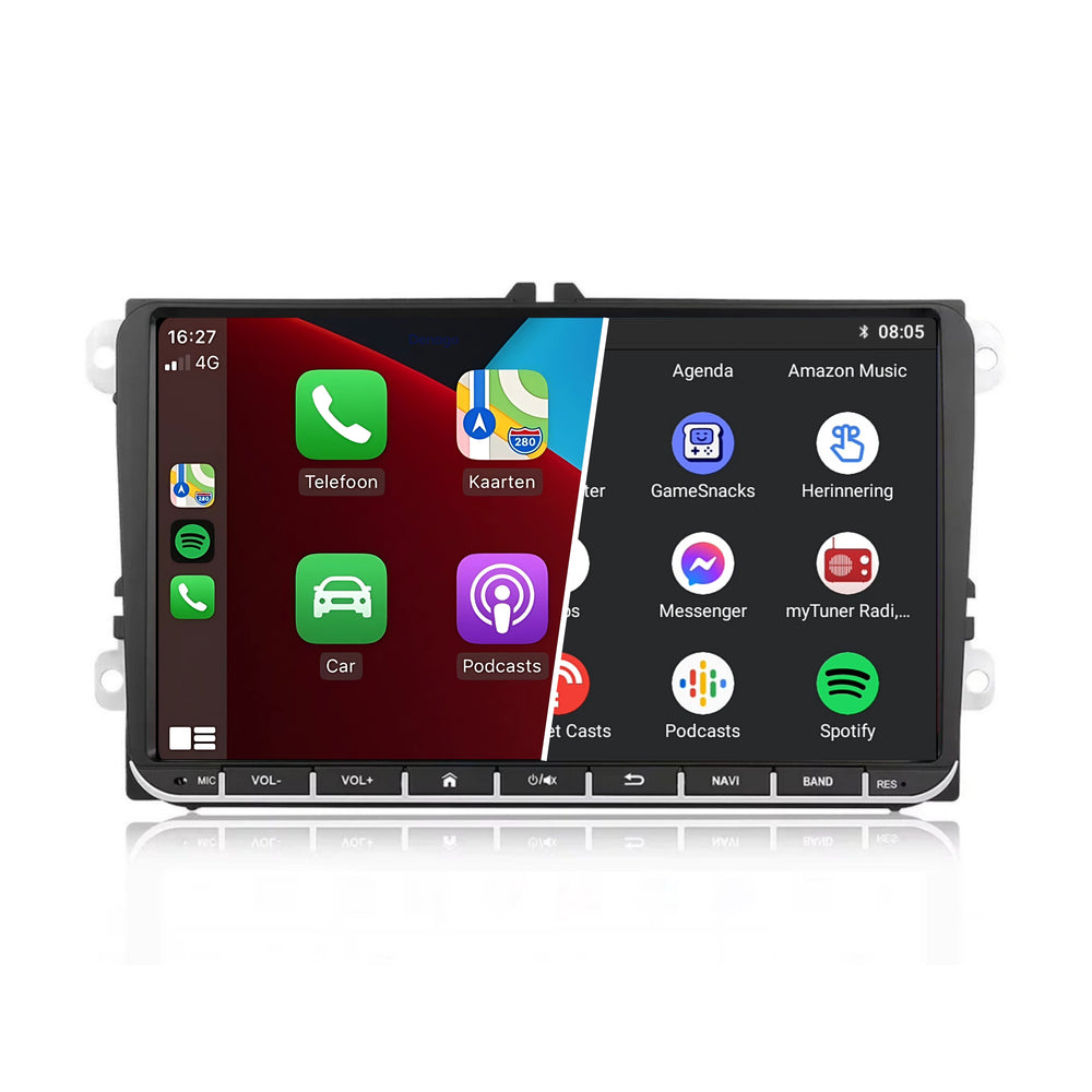 Volkswagen Transporter y Multivan T6 de 9 PULGADAS | CarPlay | Androide 13 | 4+64GB