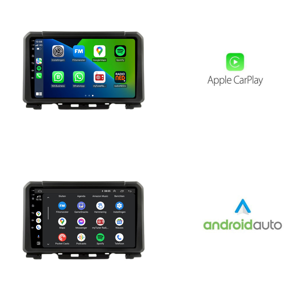 Suzuki Jimny | Androide 13 | Radio de coche | 2019 a 2024 | CarPlay y Android Auto