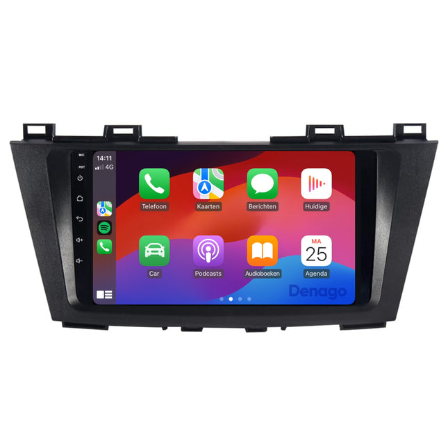 Autoradio Mazda 5 CarPlay | 2010 à 2015 | Denago DNG-A321 | Écran 9 pouces | Android 13 | CarPlay sans fil & Android Auto