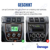 Radio para coche Mercedes ML CarPlay | 1999 a 2004 | Denago DNG-A104 | 9 pulgadas | Androide 13 | CarPlay inalámbrico y Android Auto | Marco color madera