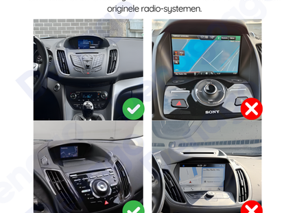 Radio para coche Ford Kuga CarPlay | 2013 a 2017 | Denago DNG-A87 | 9 pulgadas | Android 13 | CarPlay inalámbrico & Android Auto