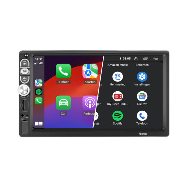2-DIN | CarPlay Autoradio met USB-Aansluiting