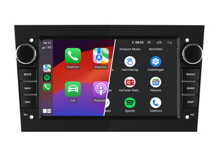 Opel Autoradio zwart autoradio met Carplay en Android auto