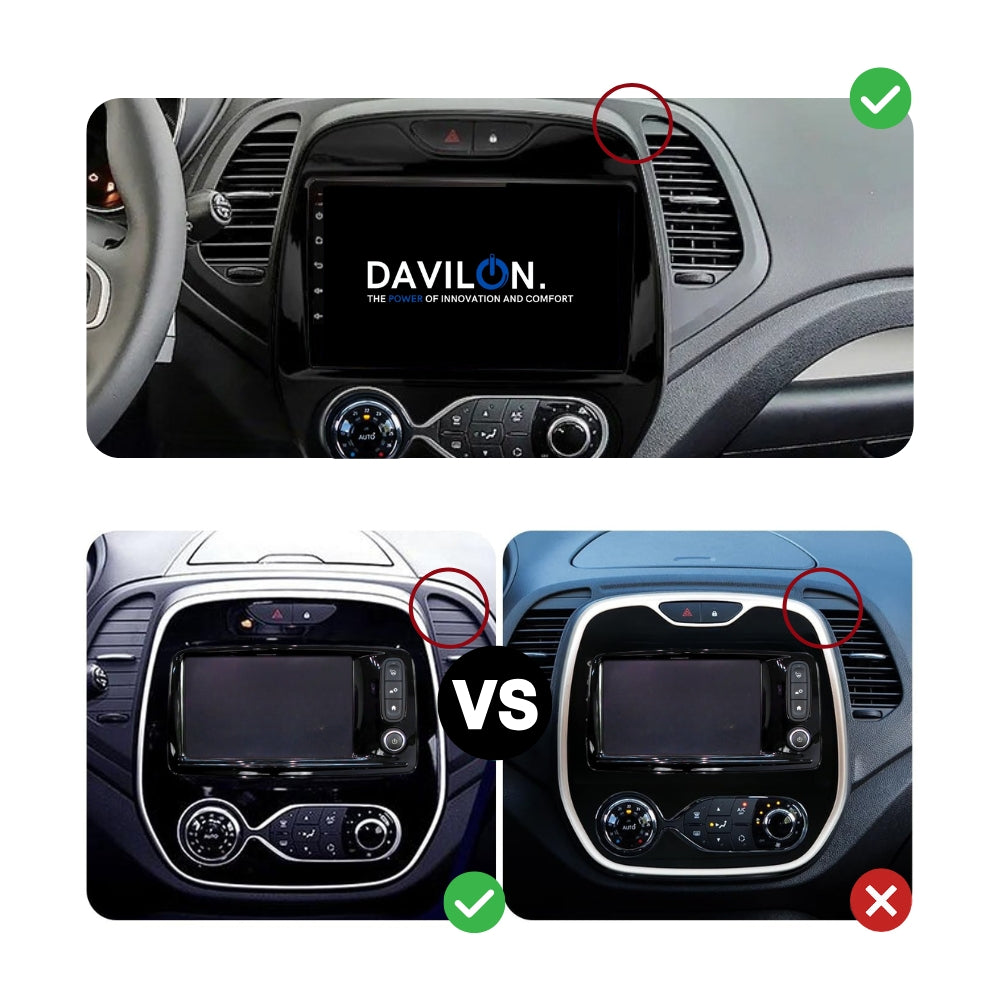 Renault Captur | Androide 13 | Radio de coche (R-Link) |  Lifting facial 2017 a 2019 | CarPlay y Android Auto