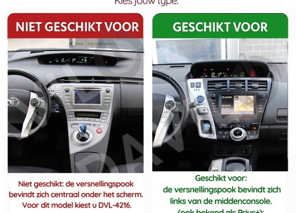 Toyota Prius Plus CarPlay | Android 13 | Autoradio | 2009 t/m 2015 | Carplay & Android Auto