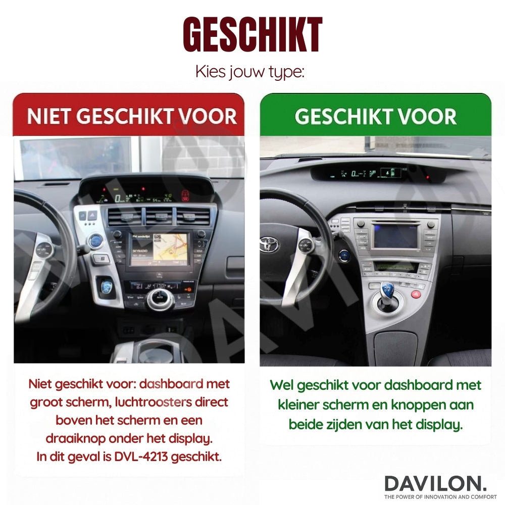Toyota Prius | Android 13 | Car radio | 2009 to 2015 | Carplay & Android Auto