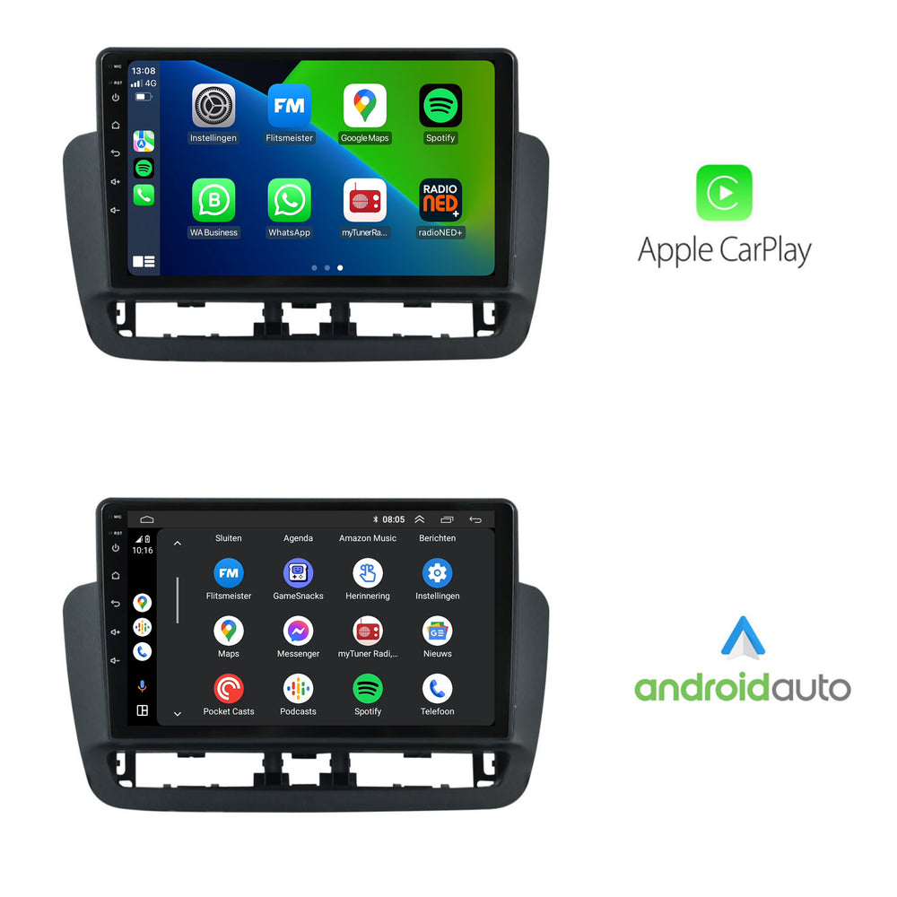 Seat Ibiza | Android 13 | Autoradio | 2008 t/m 2014 | Carplay & Android Auto | Met knoppen