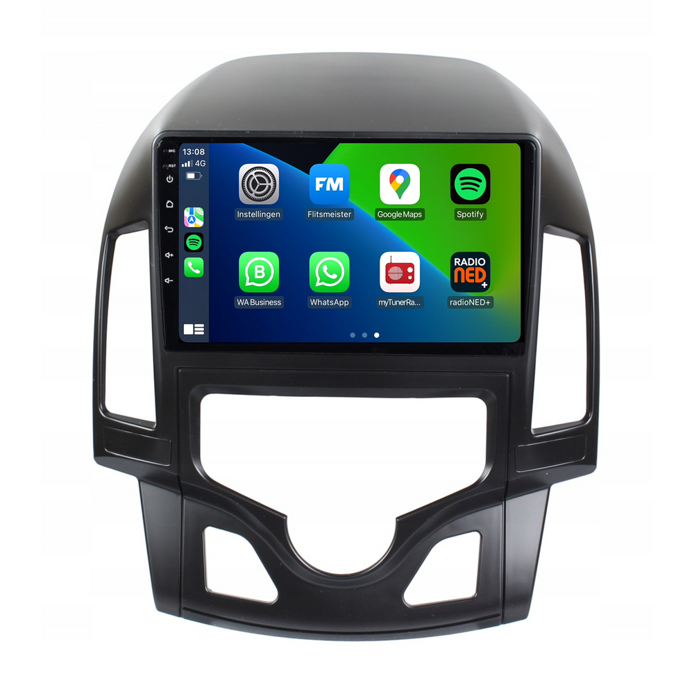 Hyundai i30 | Android 13 | Autoradio | 2007 t/m 2012 | Carplay & Android Auto | Automatische Airco