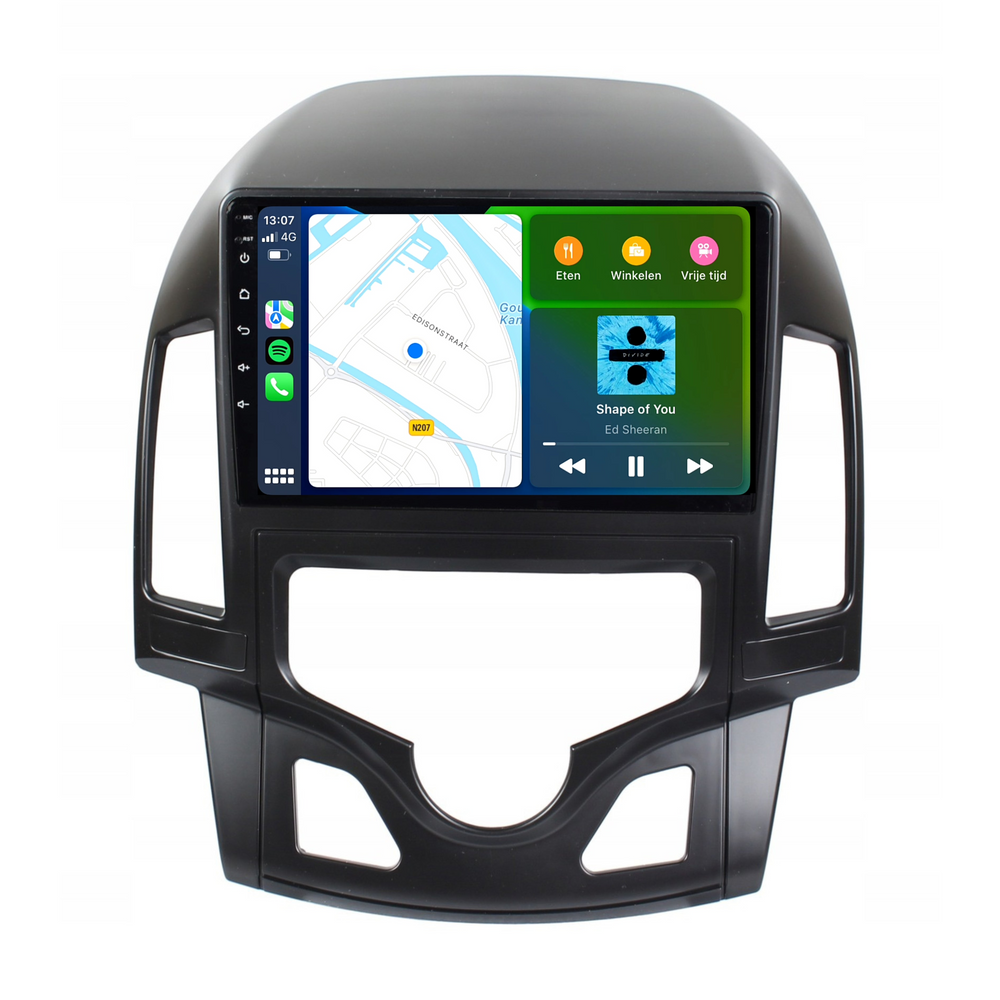 Hyundai i30 | Android 13 | Autoradio | 2007 t/m 2012 | Carplay & Android Auto | Automatische Airco