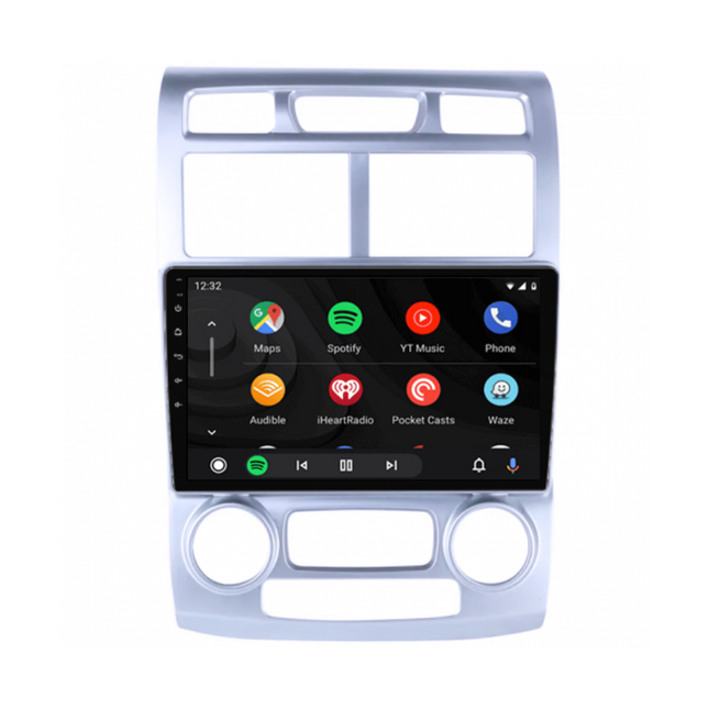 Kia Sportage CarPlay Autoradio | 2004 t/m 2010 | Zilver