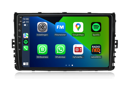 Volkswagen Passat | Tiguan | Sportsvan | Transporter T6 | CarPlay & Android Auto | autoradio | 2017 t/m 2021 | Android 13 | 2+64GB