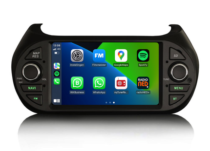Fiat Fiorino | CarPlay & Android Auto | autoradio | 2003 t/m 2008 | Android 13 | 2+32GB