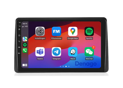 Dacia Duster CarPlay autoradio | 2021 t/m 2024 | Denago DNG-A354 | 9 inch | Android 13 | Draadloos CarPlay & Android Auto
