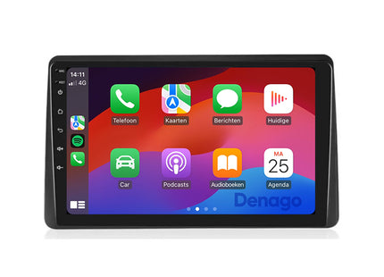 Dacia Duster CarPlay autoradio | 2021 t/m 2024 | Denago DNG-A354 | 9 inch | Android 13 | Draadloos CarPlay & Android Auto