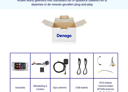 Ford autoradio navigatie zilver | Android 15 | 6GB & 128GB | Mondeo Focus S-max | Apple Carplay & Android Auto