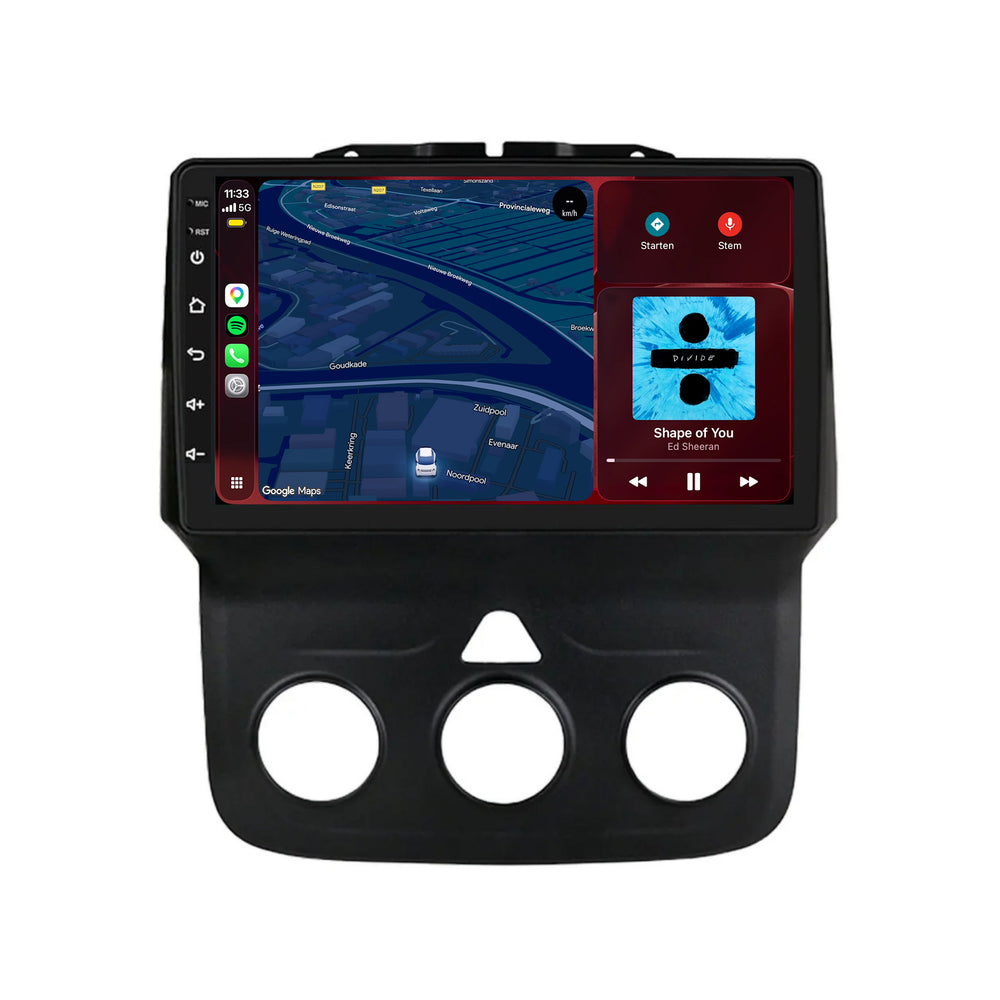 راديو Dodge RAM مع CarPlay وAndroid Auto | 2014–2018 | 9 بوصات | Android 15 | CTX-7490