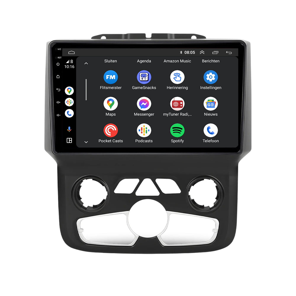 Dodge RAM | Android 13 | Autoradio | 2014 t/m 2018 | CarPlay & Android Auto | Auto Airco