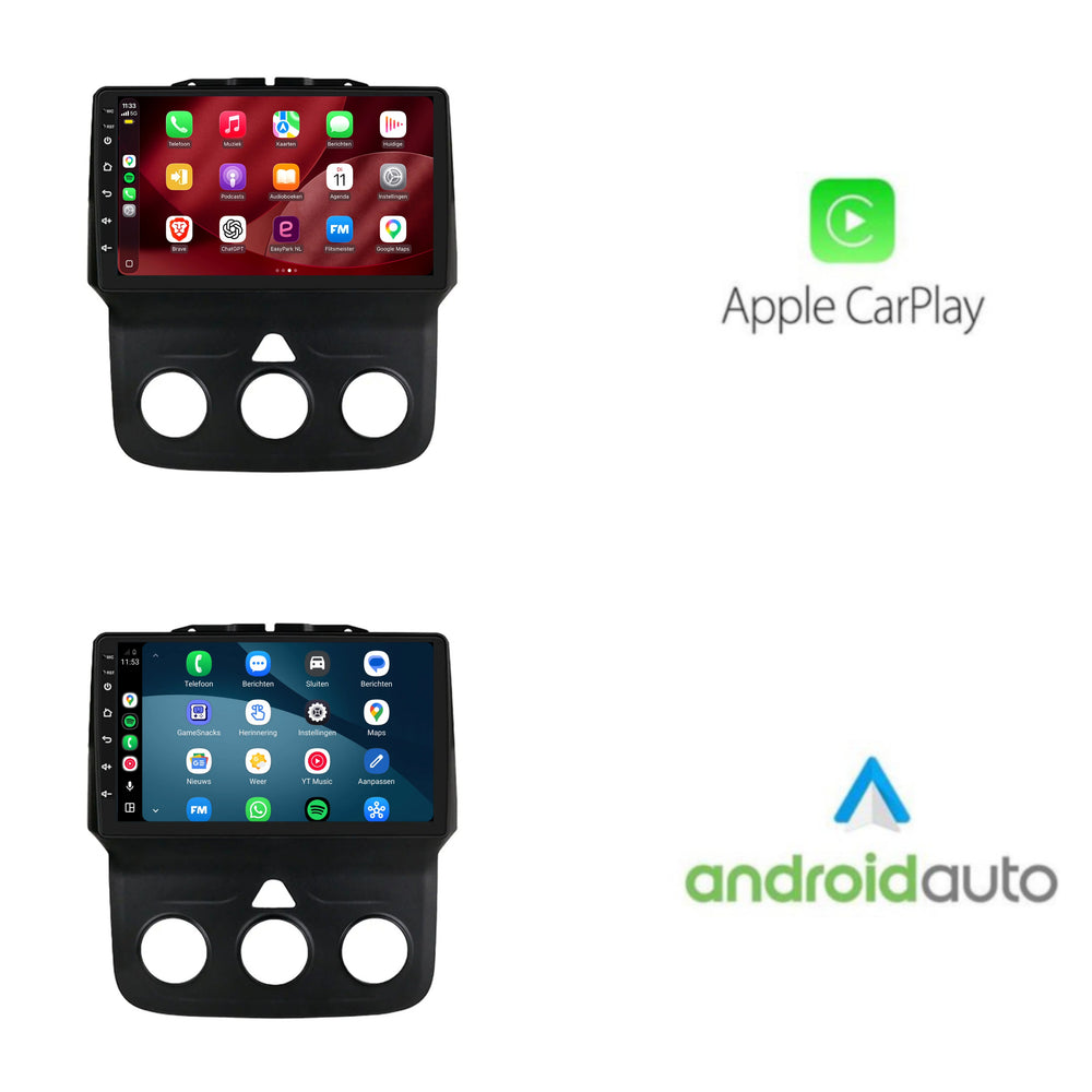 راديو Dodge RAM مع CarPlay وAndroid Auto | 2014–2018 | 9 بوصات | Android 15 | CTX-7490