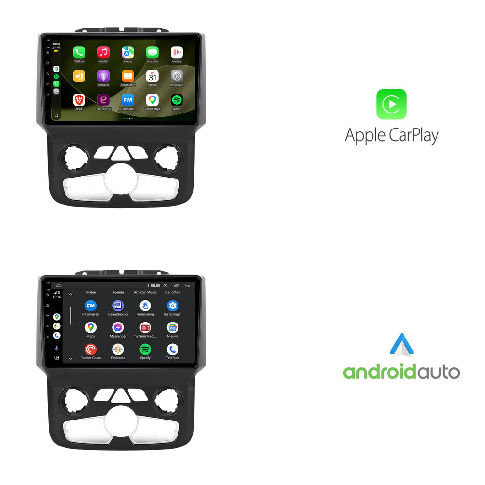 Dodge RAM | Android 13 | Autoradio | 2014 t/m 2018 | CarPlay & Android Auto | Auto Airco