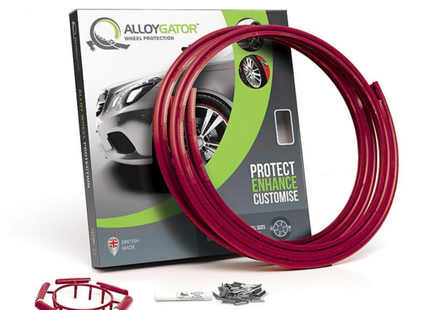 Alloygator Velgbescherming |Donker Rood Stoeprand bescherming | Inter (12-19'' inch)