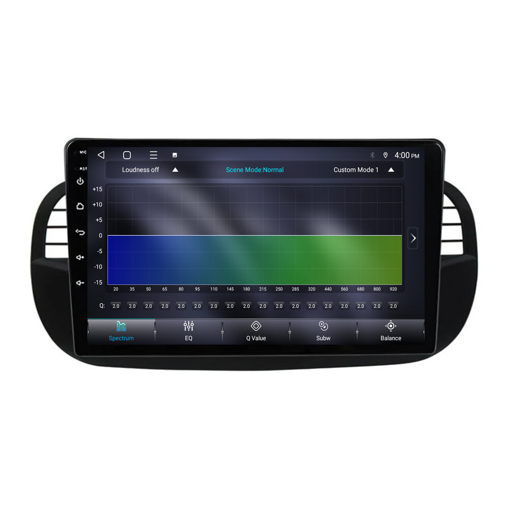 Fiat 500 | Android 15 | 9 inch Autoradio | 2007 t/m 2015 | CarPlay & Android Auto