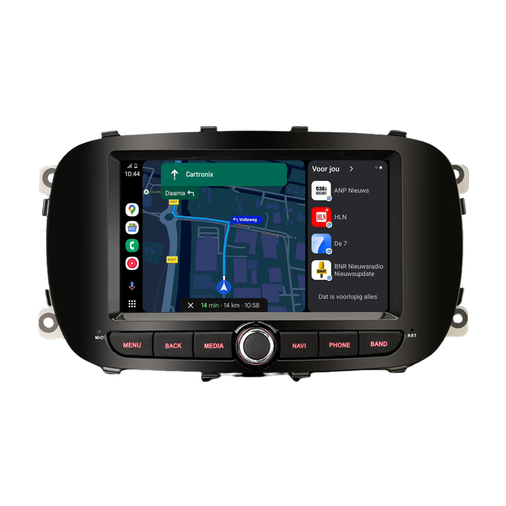 Fiat 500X | Android 16 Autoradio | 2015 t/m 2023 | CarPlay & Android Auto