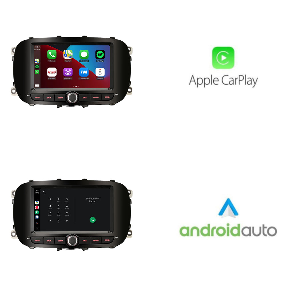 Fiat 500X | Android 16 Autoradio | 2015 t/m 2023 | CarPlay & Android Auto