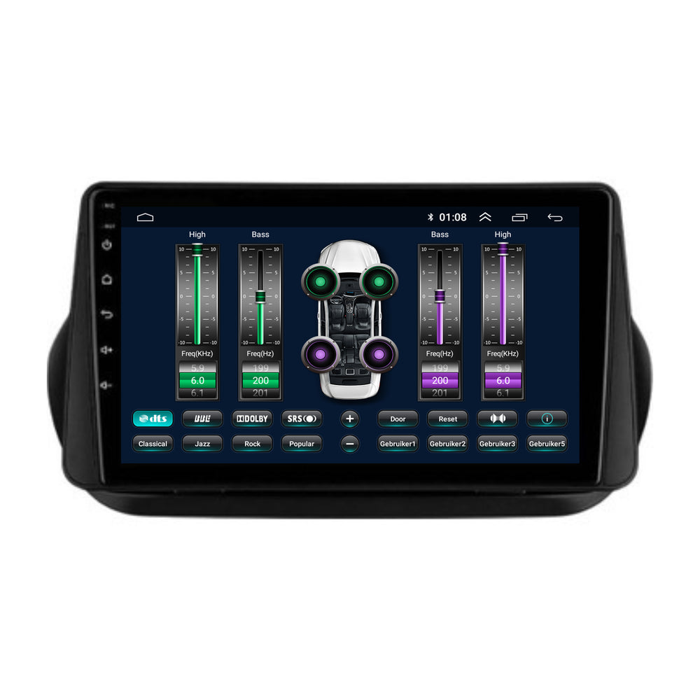 Fiat Qubo | Android 13 | Car radio | 2008 to 2020 | CarPlay & Android Auto