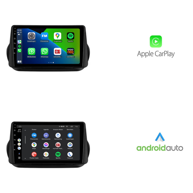 Fiat Fiorino | Android 13 | Autoradio | 2003 t/m 2008 | CarPlay & Android Auto
