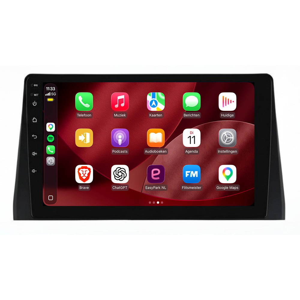 Fiat Doblo-radio med CarPlay og Android Auto | 2021–2024 | 9 tommer | Android 15 | CTX-7423