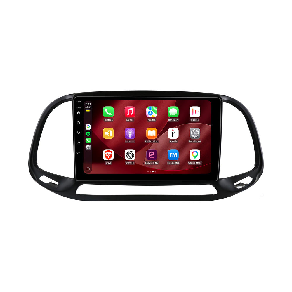 Fiat Doblo-radio med CarPlay & Android Auto | 2015–2021 | 9 tommer | Android 15 | CTX-7327