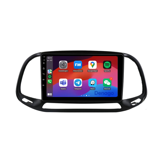 Fiat Doblo CarPlay autoradio | 2015 t/m 2021 | Denago DNG-A327 | 9 inch | Android 13 | Draadloos CarPlay & Android Auto