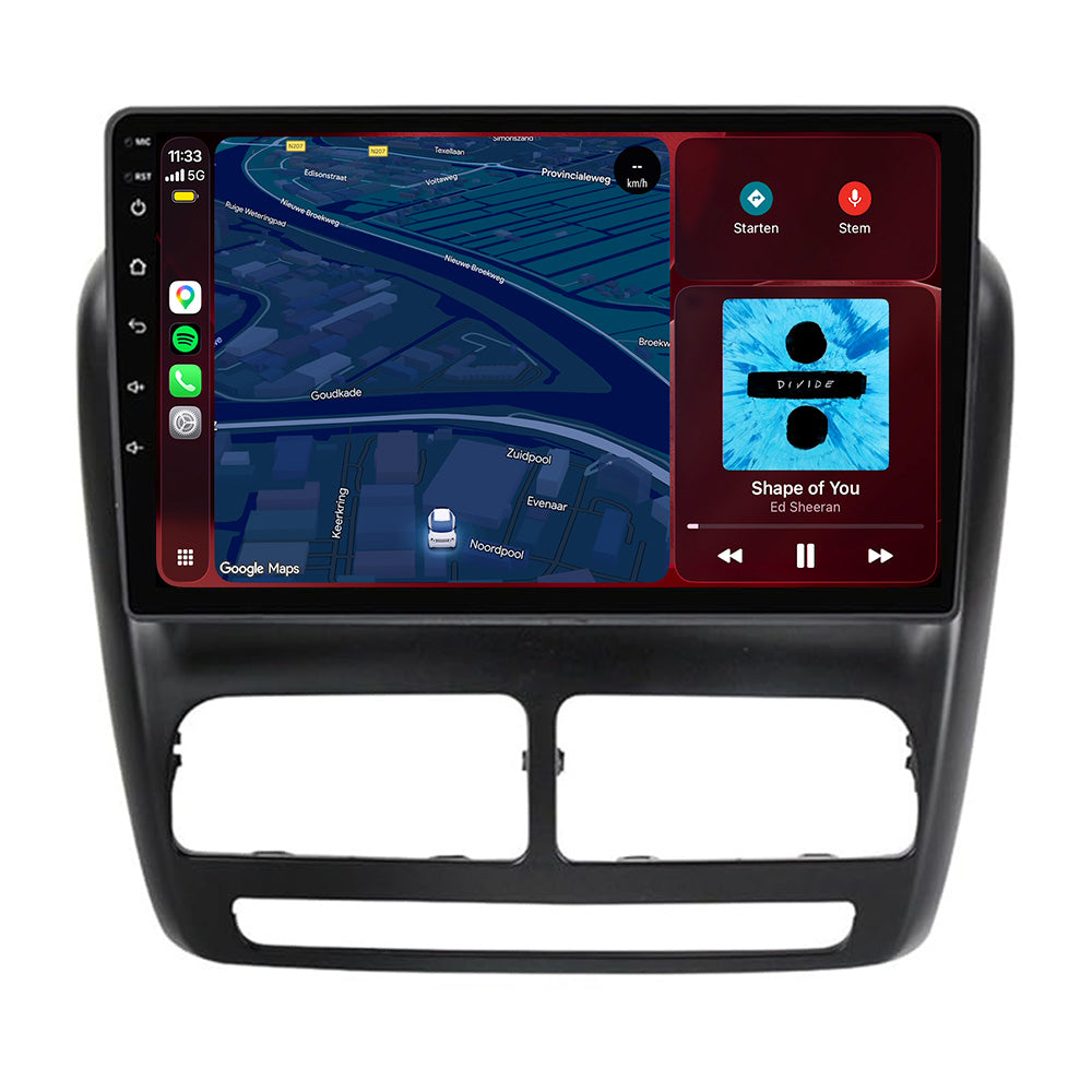 Fiat Doblo CarPlay & Android Auto radio | 2010–2014 | 9 inch | Android 15 | CTX-7213