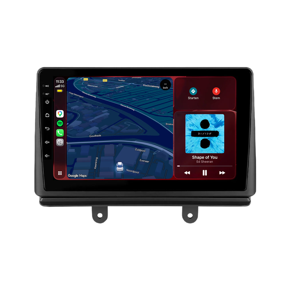 Fiat Doblo-radio med CarPlay & Android Auto | 2002–2009 | 9 tommer | Android 15 | CTX-7426