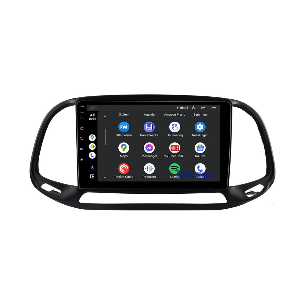 Fiat Doblo CarPlay car radio | 2015 to 2021 | Denago DNG-A327 | 9 inches | Android 13 | Wireless CarPlay & Android Auto