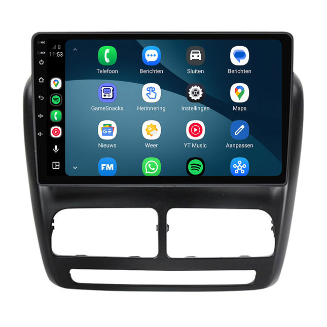 Radioodtwarzacz CarPlay i Android Auto do Fiata Doblo | 2010–2014 | 9 cali | Android 15 | CTX-7213