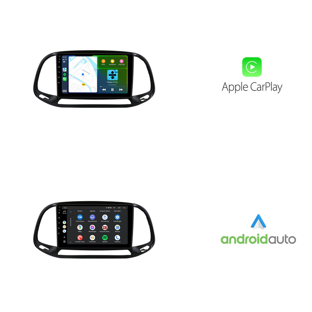 Fiat Doblo | Android 13 | Car radio | 2015 to 2021 | CarPlay & Android Auto