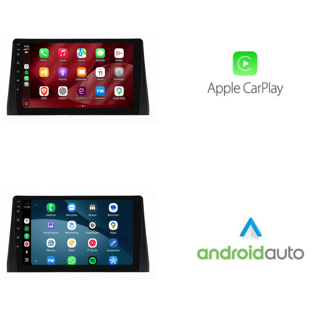 Fiat Doblo-radio med CarPlay og Android Auto | 2021–2024 | 9 tommer | Android 15 | CTX-7423