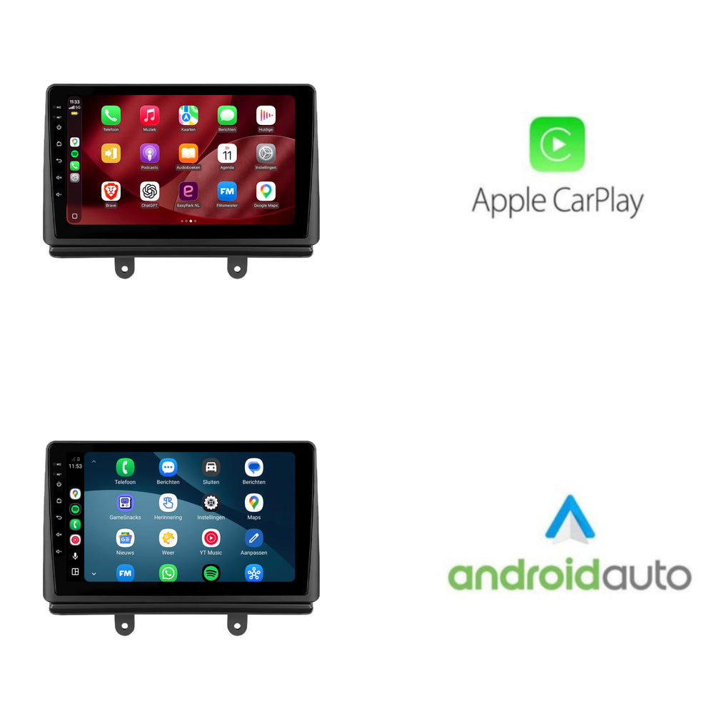 Fiat Doblo-radio med CarPlay & Android Auto | 2002–2009 | 9 tommer | Android 15 | CTX-7426