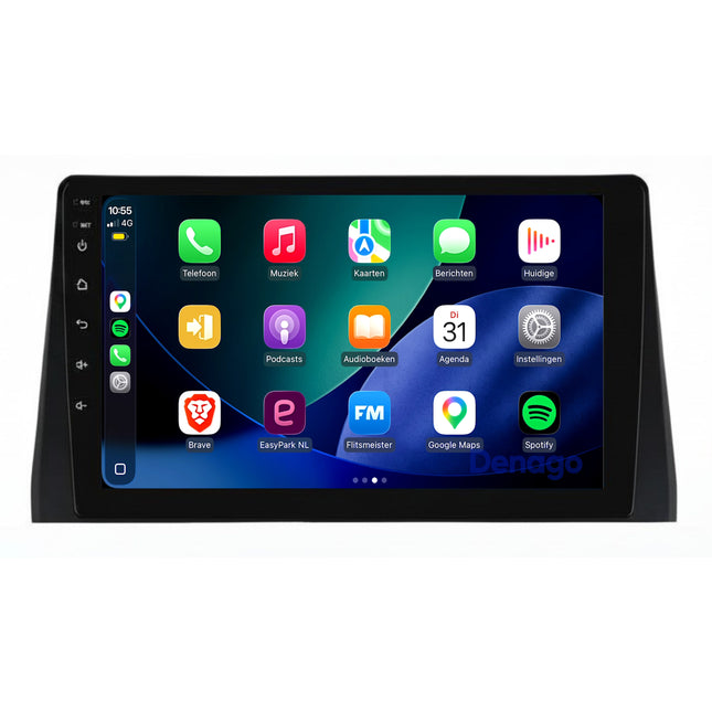 Fiat Doblo CarPlay autoradio | 2021 t/m 2024 | Denago DNG-A423 | 9 inch | Android 13 | Draadloos CarPlay & Android Auto