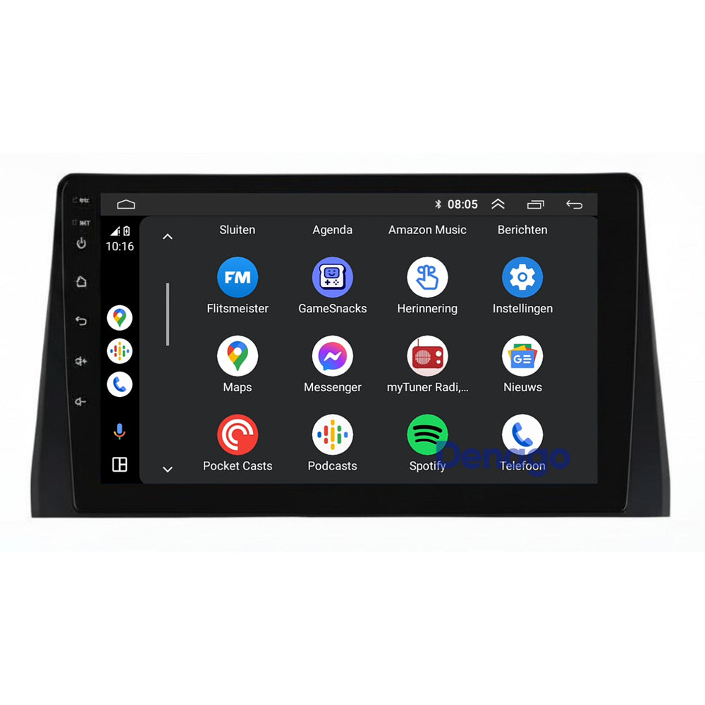 Fiat Doblo CarPlay autoradio | 2021 t/m 2024 | Denago DNG-A423 | 9 inch | Android 13 | Draadloos CarPlay & Android Auto