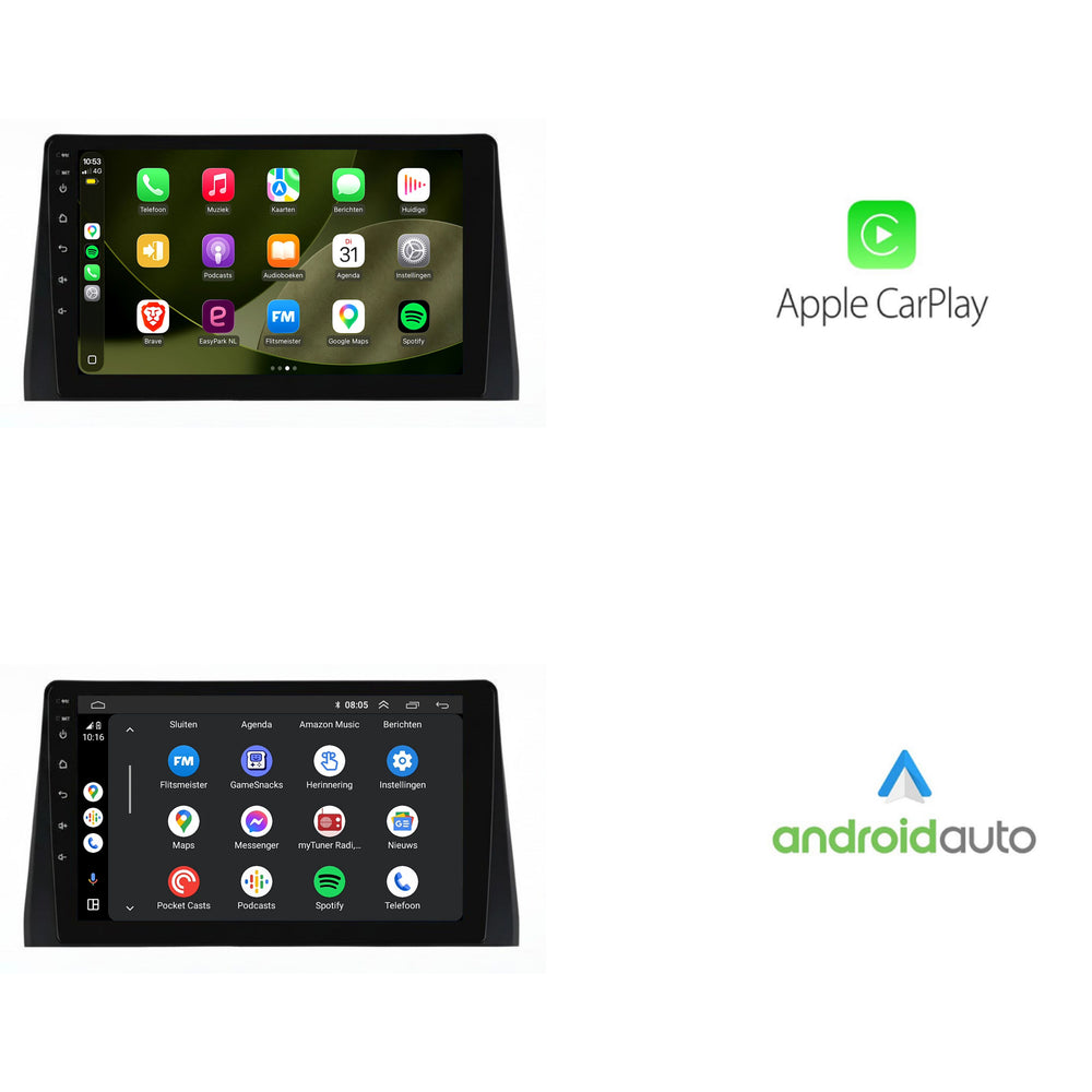 Fiat Doblo | Android 13 | Autoradio | 2021 t/m 2024 | CarPlay & Android Auto