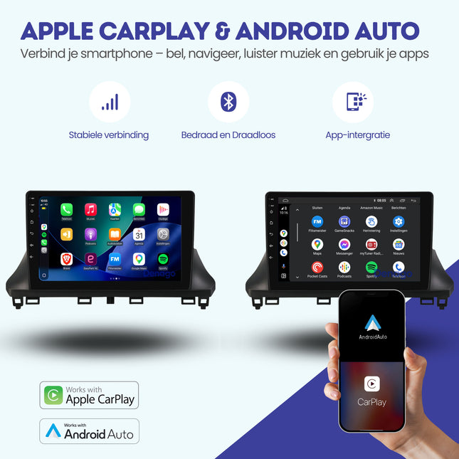 Fiat Scudo CarPlay autoradio | 2024 t/m 2026 | Denago DNG-A427 | 9 inch | Android 13 | Draadloos CarPlay & Android Auto