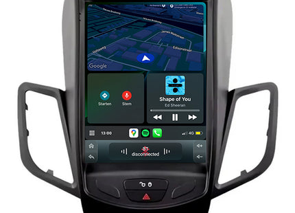 Cartronix Ford Fiesta | 2009 t/m 2017 | Autoradio Navigatie | Apple CarPlay & Android Auto | Android 13 | Groot HD Scherm